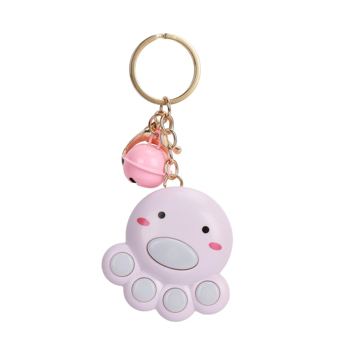 Memory Game Machine Octopus Cat Claw Keychain Purple
