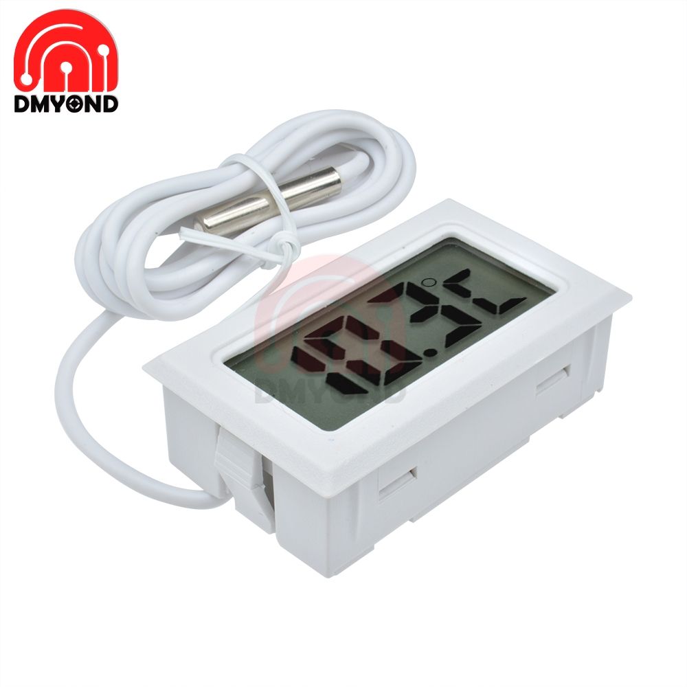 Mini Digital LCD Probe Fridge Freezer Thermometer Sensor