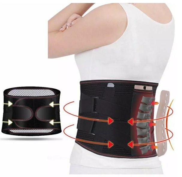 Adjustable Waist Support Elastic Lumbar Belt Ventilative