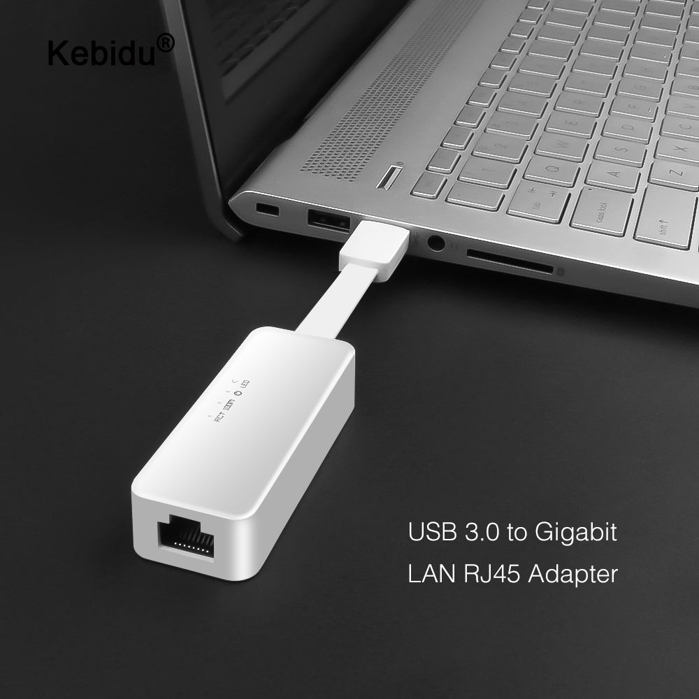 Kebidu USB Ethernet Adapter USB 2.0 USB 3.0 100 1000Mbps