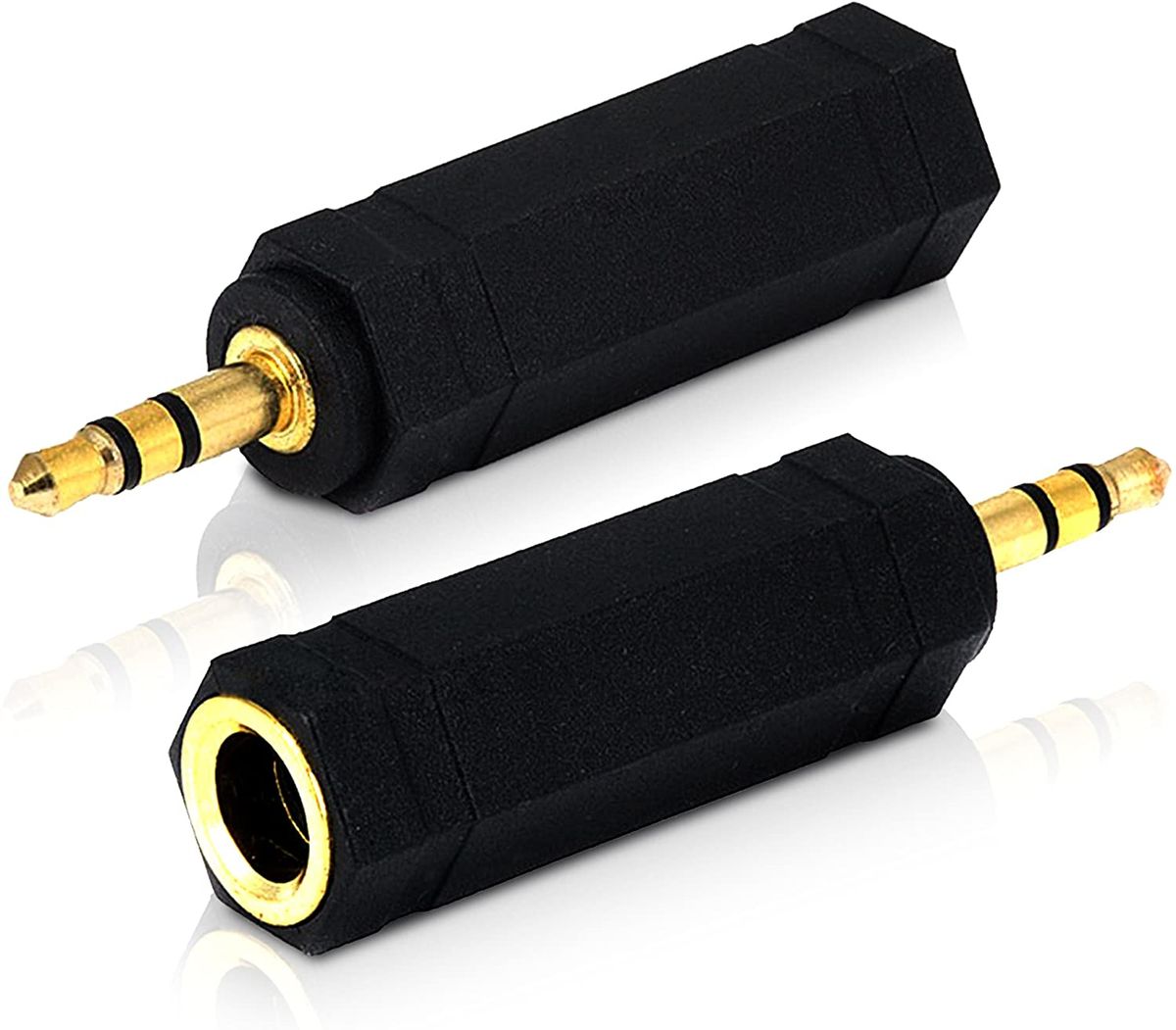3.5mm To 6.3mm (1/8 To 1/4) Stereo Audio Jack Adapter