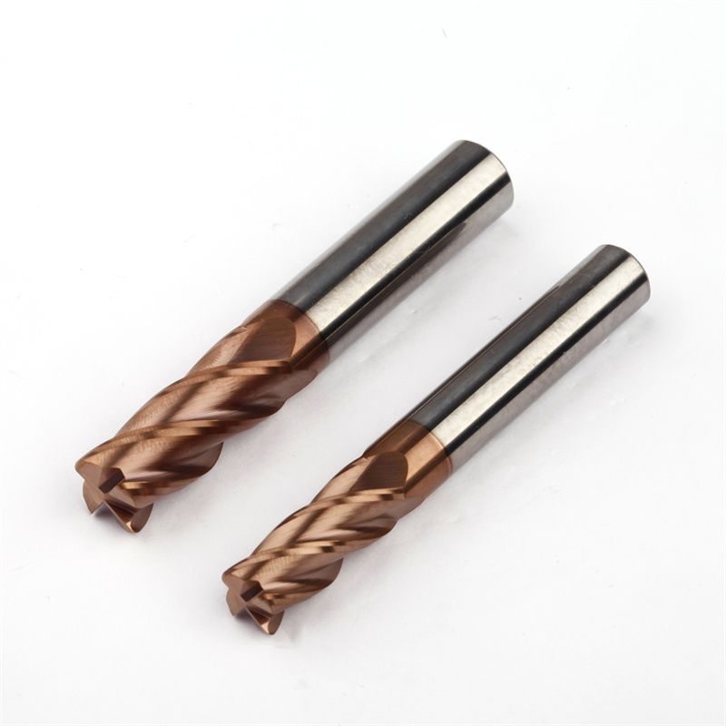 D4 L75 R1 Rounded End Milling Tool Machine Parts 4 Flute Radius 35 Degree Carbide Lathe Cutter