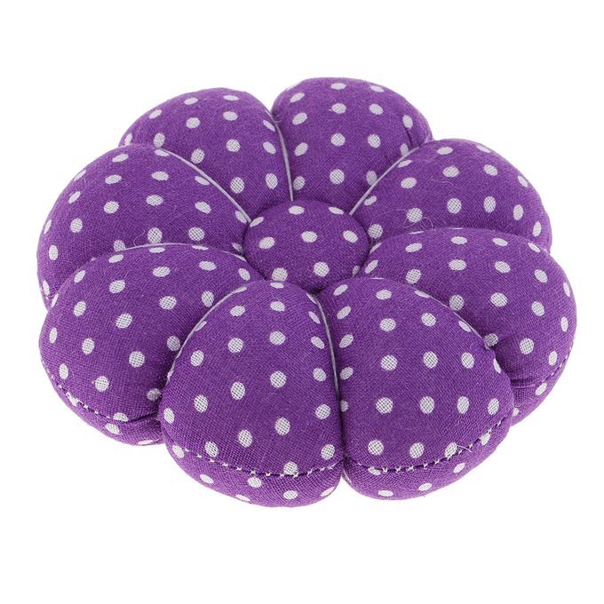 Pumpkin Wrist Wearable  Pin Cushion For DIY Sewing Crafts Purple