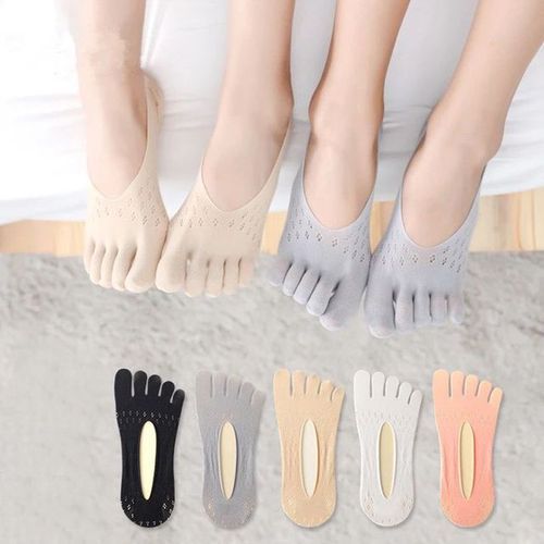 Women Toe Socks No Show Socks Five Finger Socks Invisible Socks（5 Pairs）