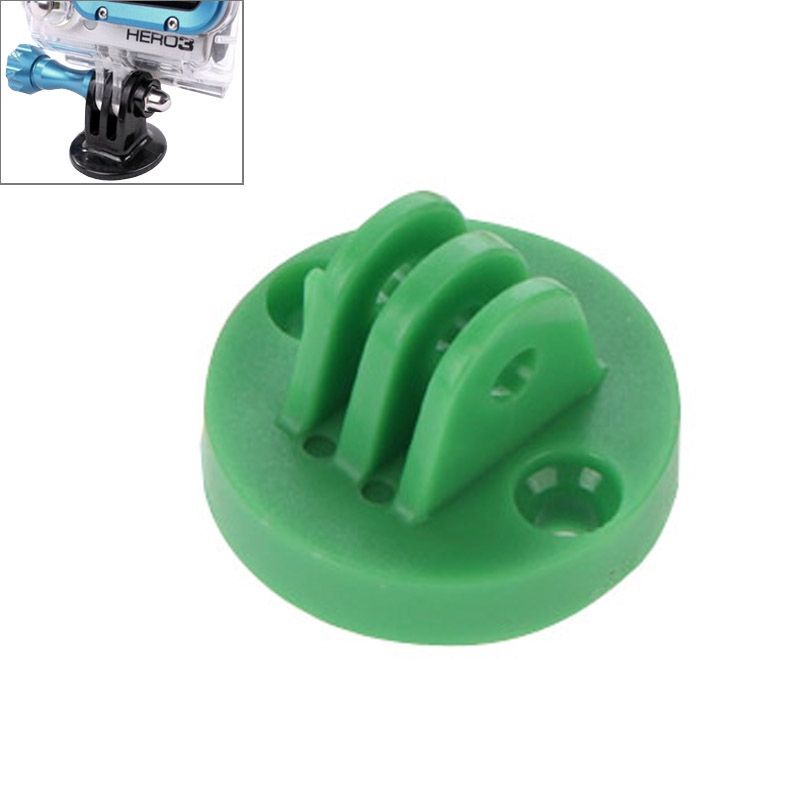 GP267 Camcorder Mount Adapter To Tripod St& For GoPro  NEW HERO /HERO6/ 5 /5 Session /4 /3+ /3 /2 /1(Green)