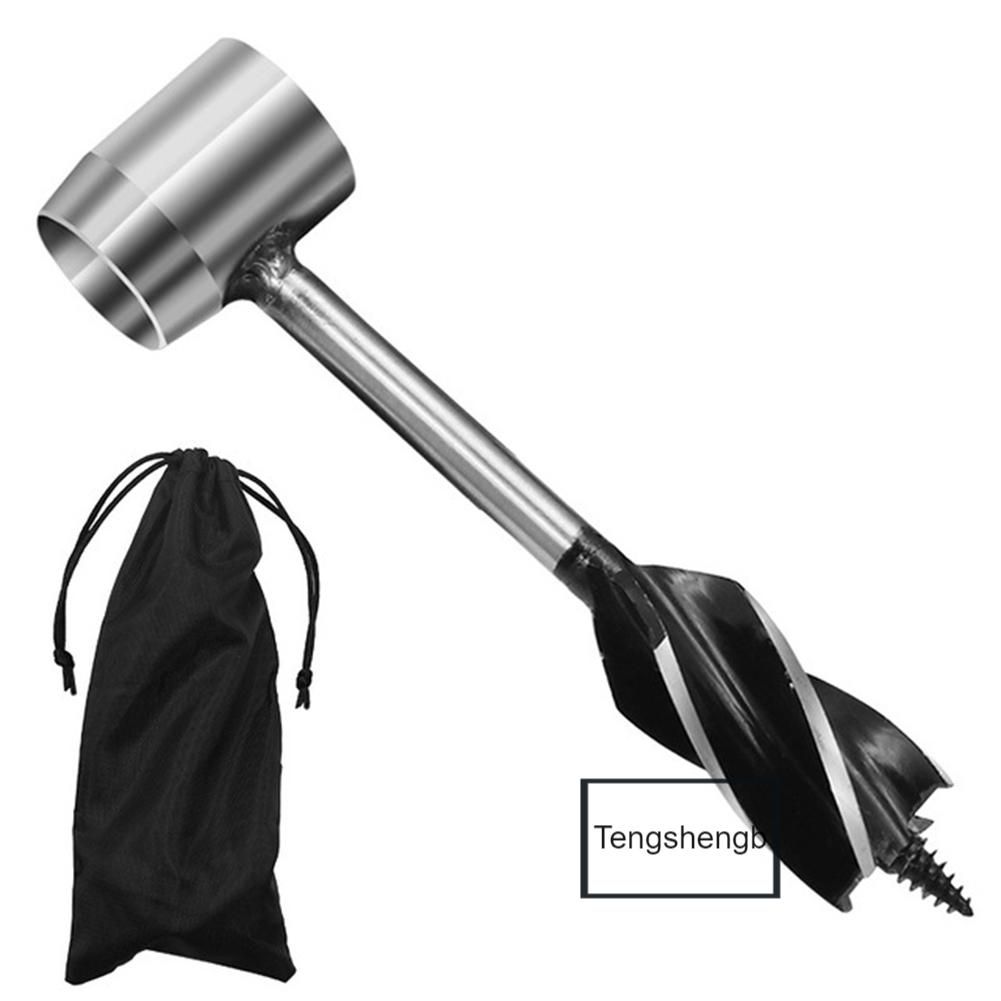 Wood Hand Drill Manual Auger Drill Bit Hole Maker Multitool