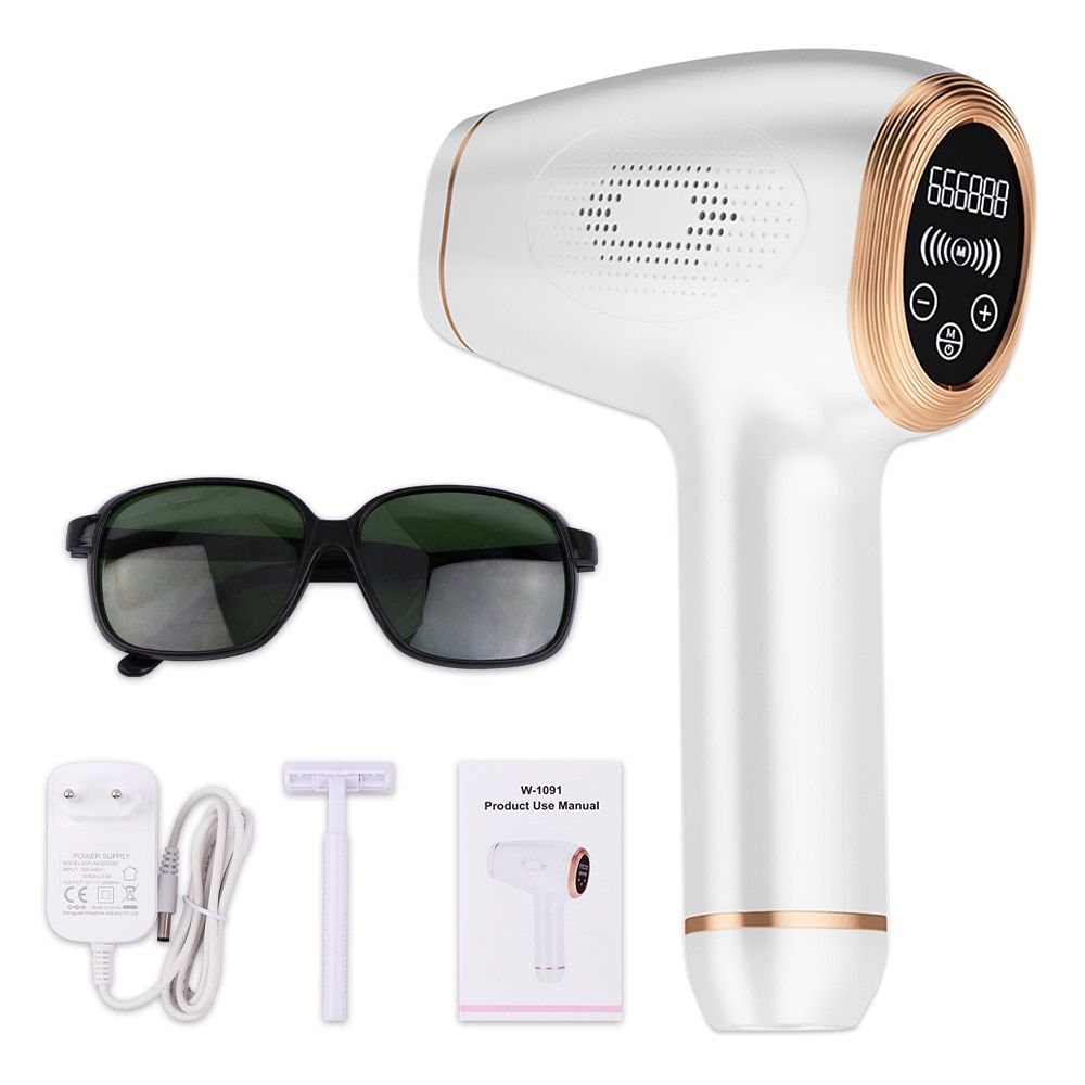 990000 Flashes Electric IPL Epilator Laser Hair Removal Device Permanent Painless Body Hair Remover For Leg Bikini Hair Cleanser