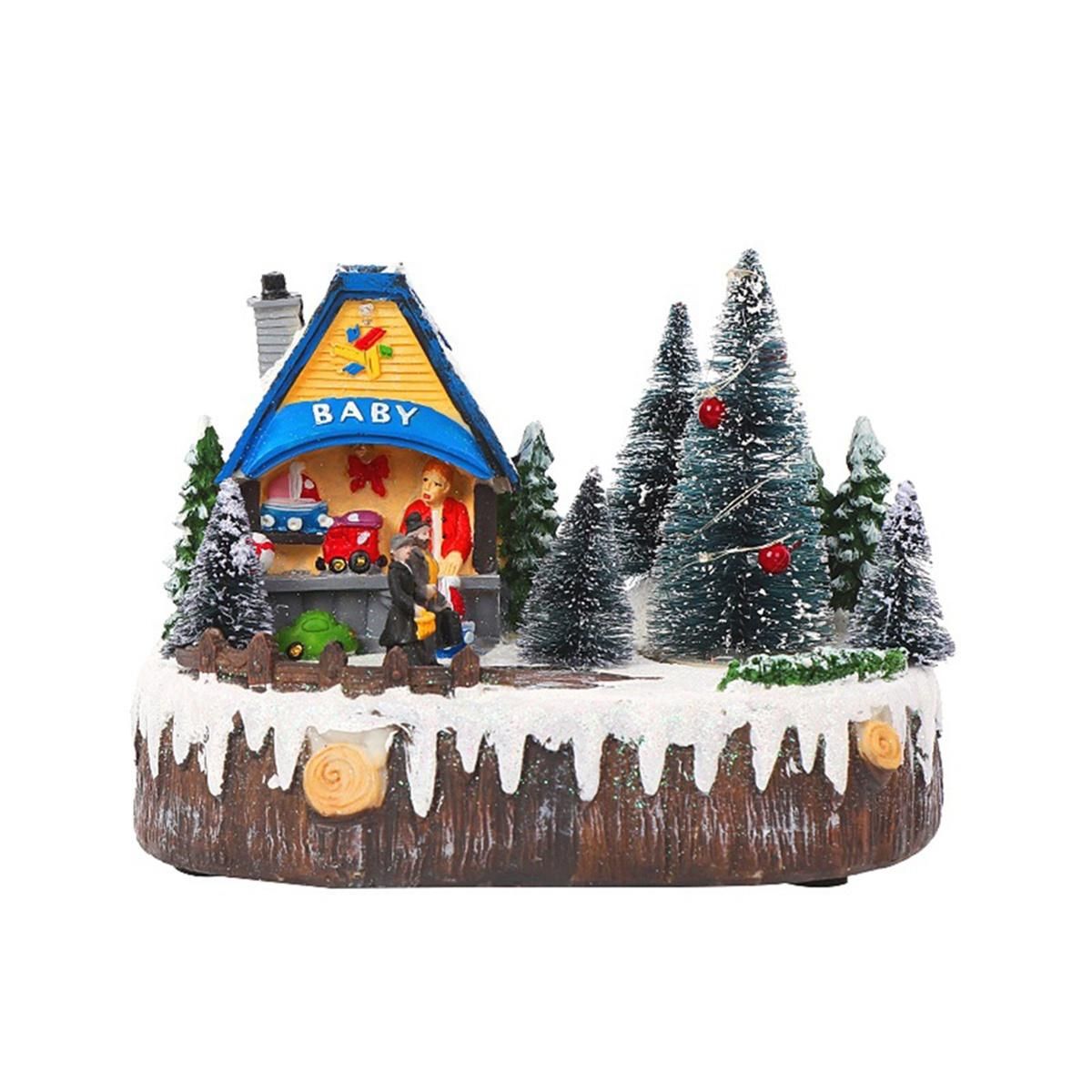 Lights for Christmas Snow Houses Village Luminescent