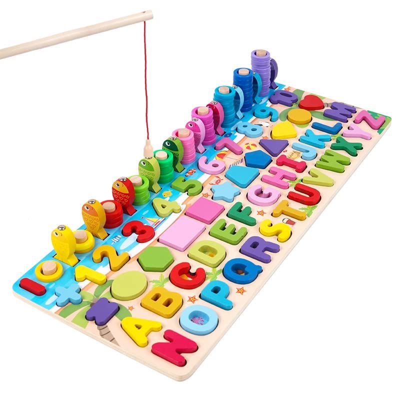Multifunctional Logarithmic Early Montessori Learning Board