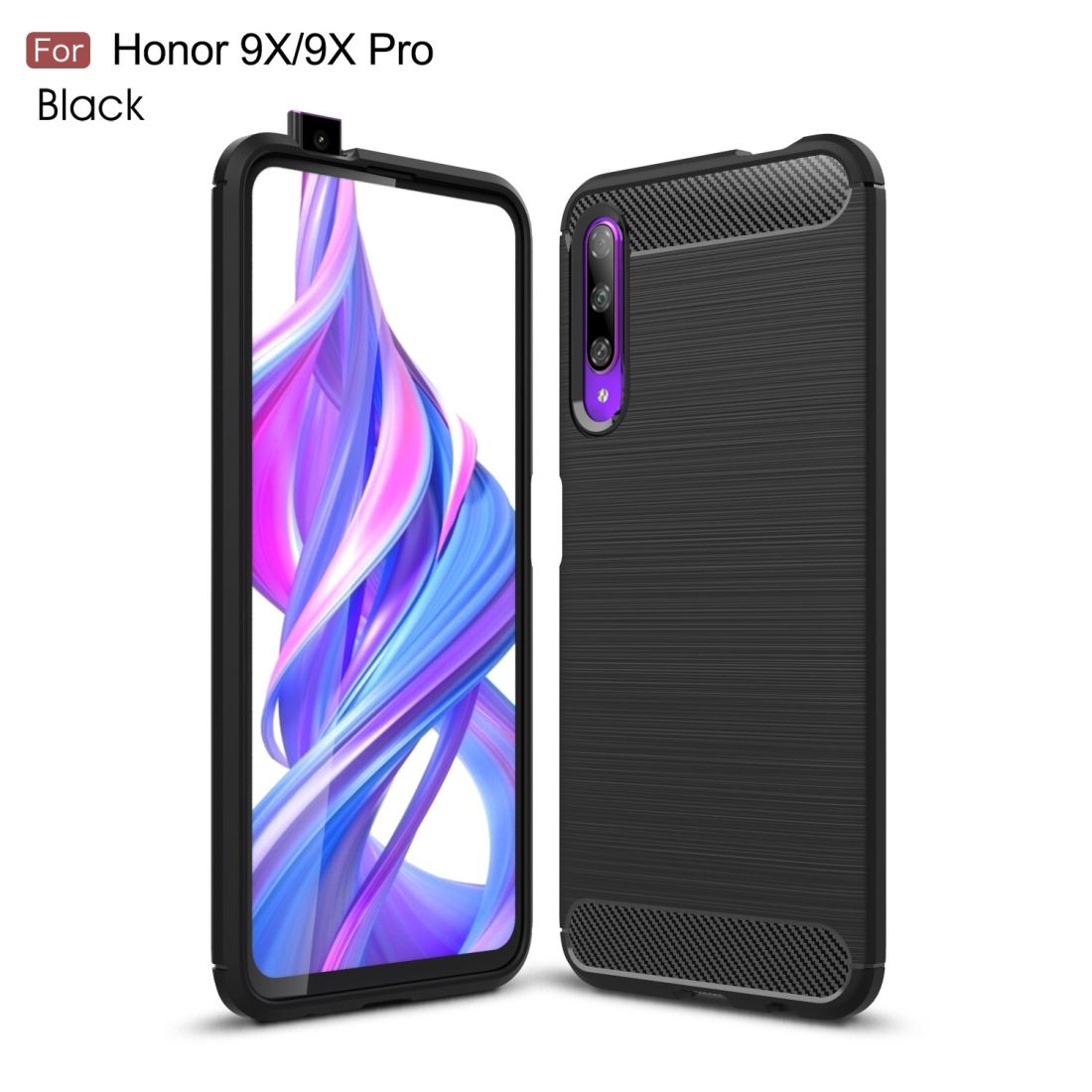 Brushed Texture TPU Case For Huawei Honor 9X / 9X Pro