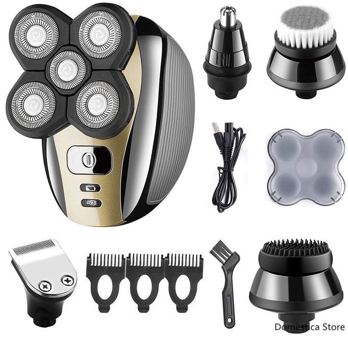 5 In 1 Men Electric Bald Head Multifunctional Trimer For Men Barber Hair Shaving