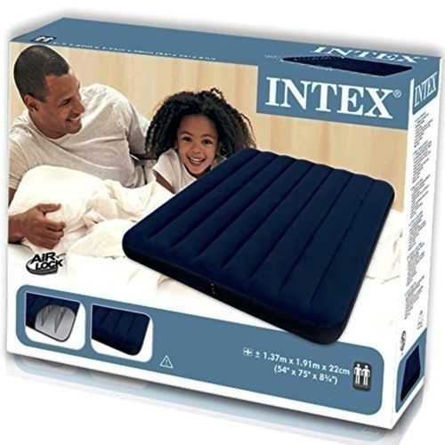 Twin Size Classic Downy Inflatable Air Bed Mattress - 2 Persons