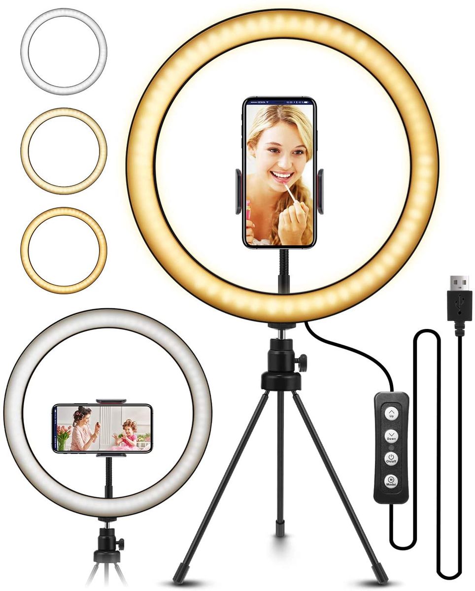 LED Photography Light Ring Light With Tripod 26cm
