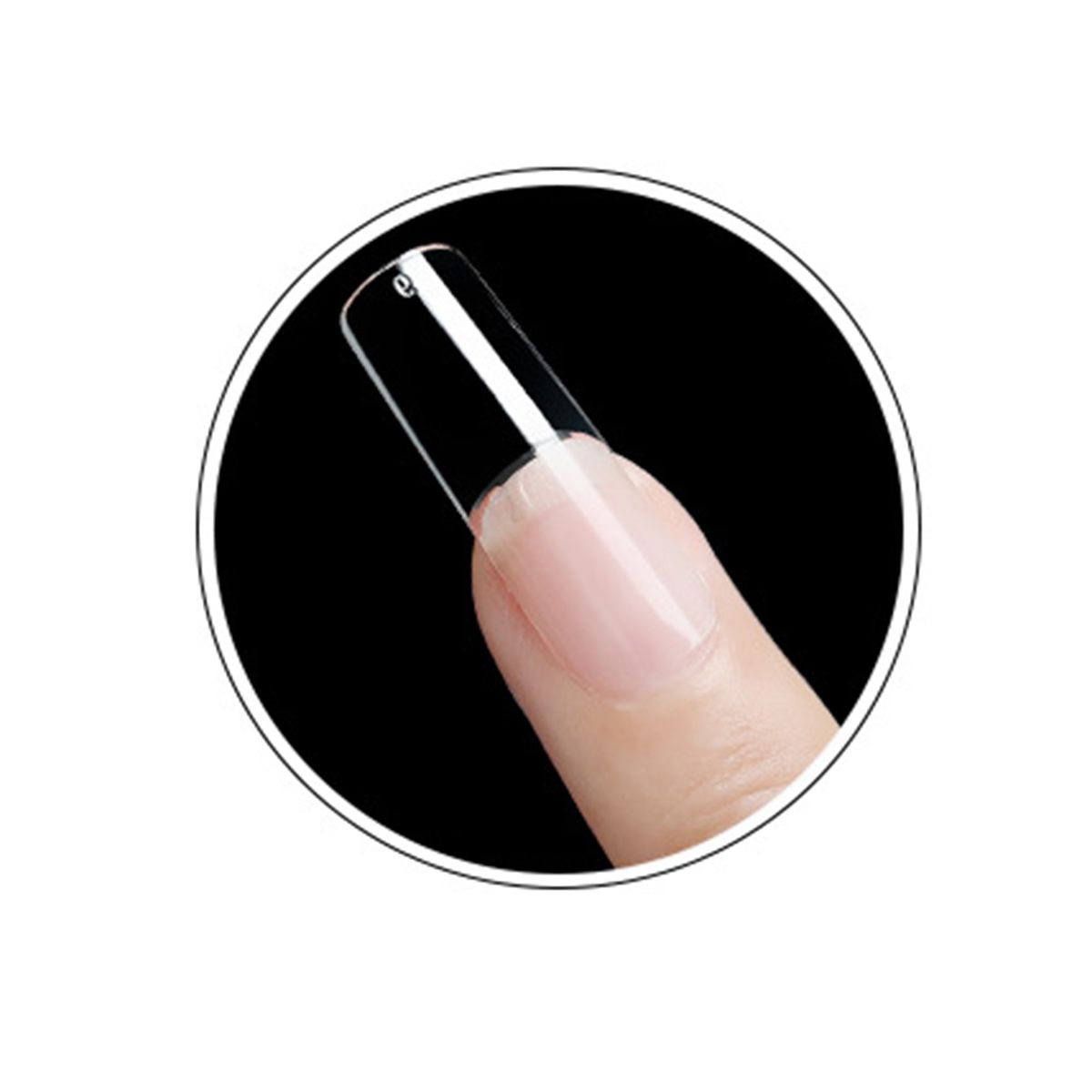 100Pcs/Box Nail Art Tips No Crease Ultra-thin Transparent