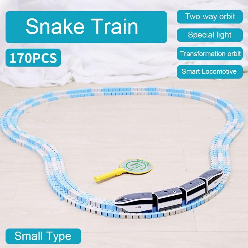 Gesture Control Snake Electric Train Railway Toy RC Trains Tracks Train Toys Children's Railway Set Simulation Trains Model Toy