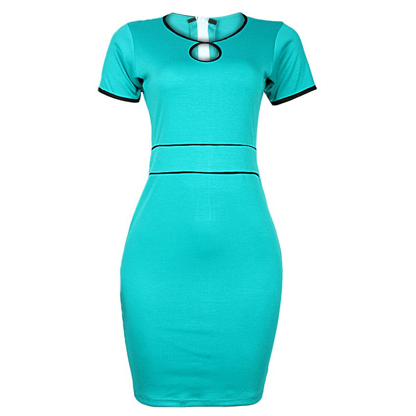 Ladies Short Gown - Mint Green