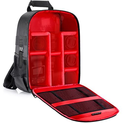 Camera Backpack Flexible Partition Padded Bag Shockproof Insert Protection