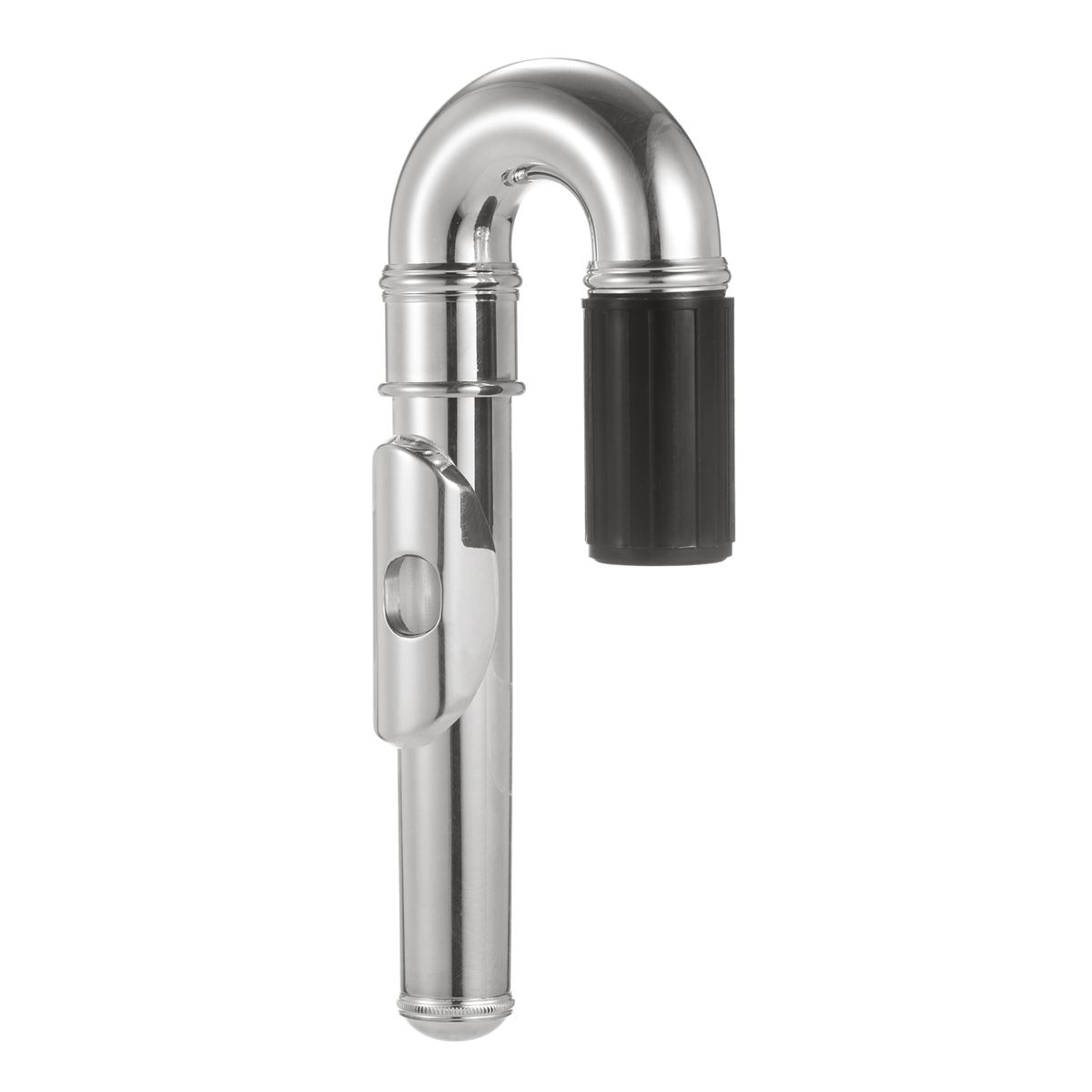 Nickel-Plated Flute Curved Head Joint Musical Instrument