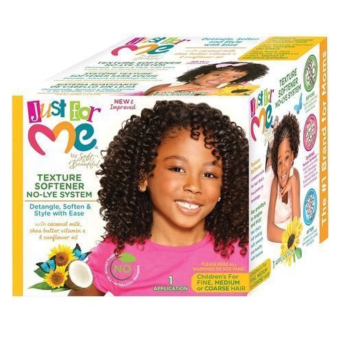 Kids Hair Kits No Lye Texture Softening System Pack