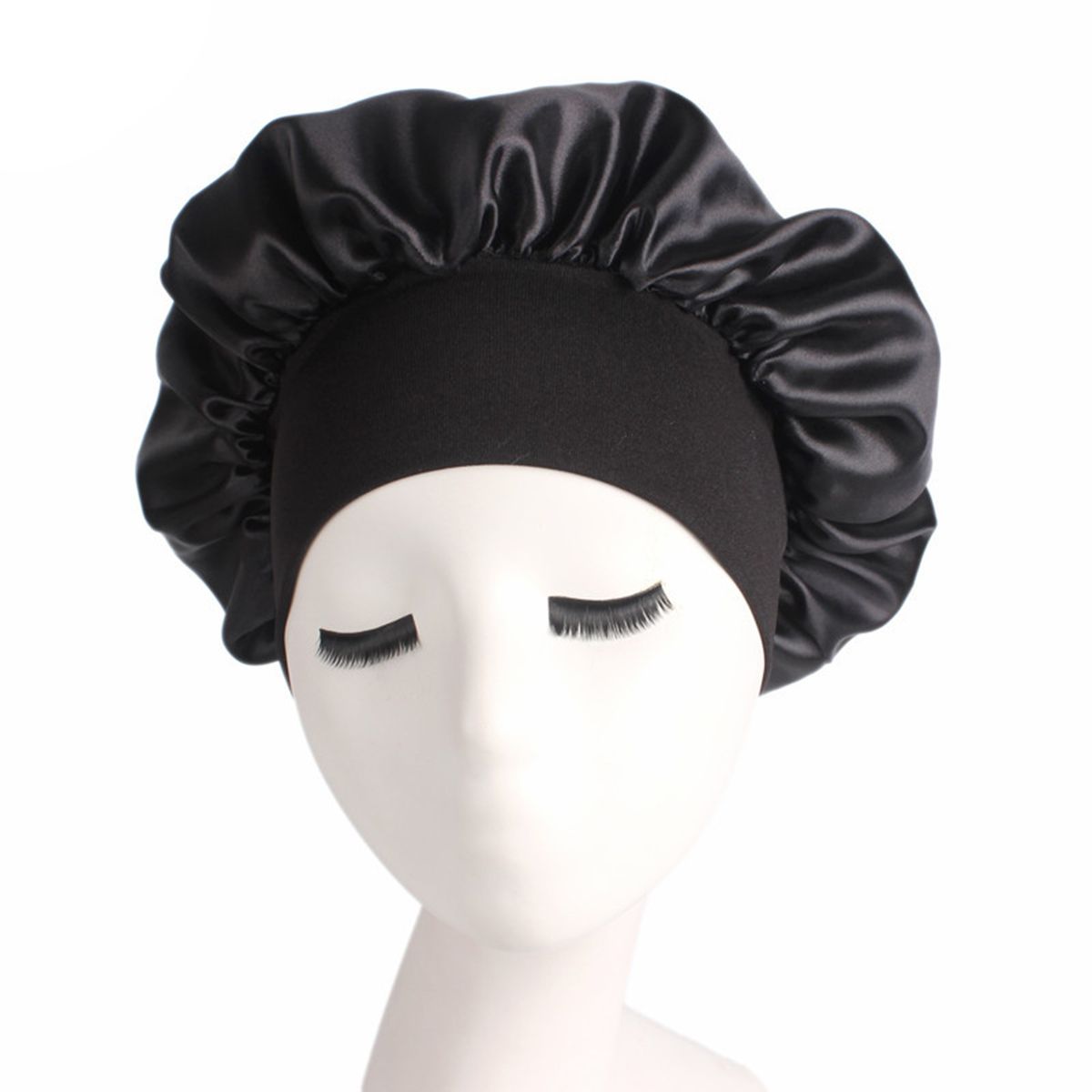 Hair Cover Bonnet Sleep Cap Wide Head Band Sleep Cap Hat