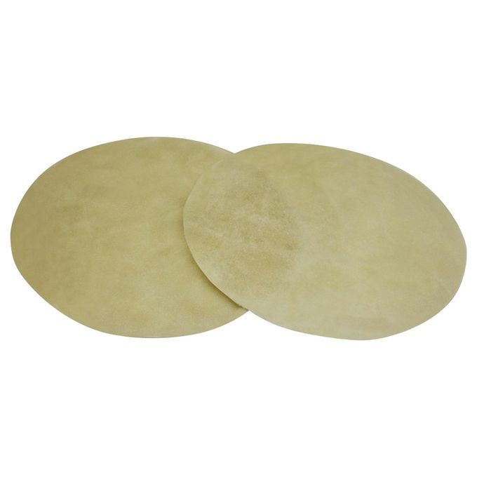2Pcs Round Buffalo Leather African Bongo Drum Surface Skin Accessories