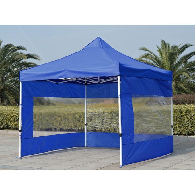 Waterproof Instant Canopy Sidewall Outdoor Camping Blue B 190x570cm