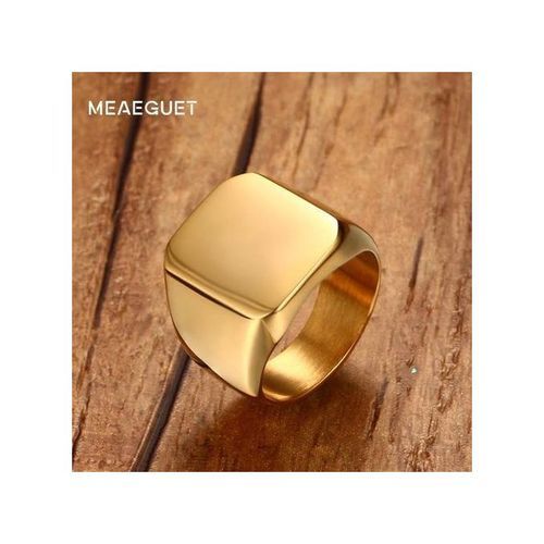 Men Simple Gold Ring