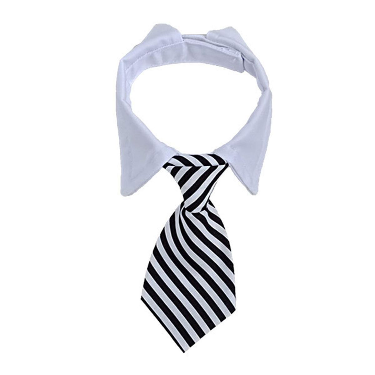 Dog Necktie Solid Color Striped Pet Cat Necktie