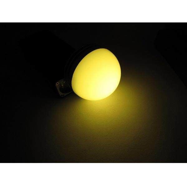 3W USB Portable Mobile LED Flashlight Spotlight Lamp 50M Yellow