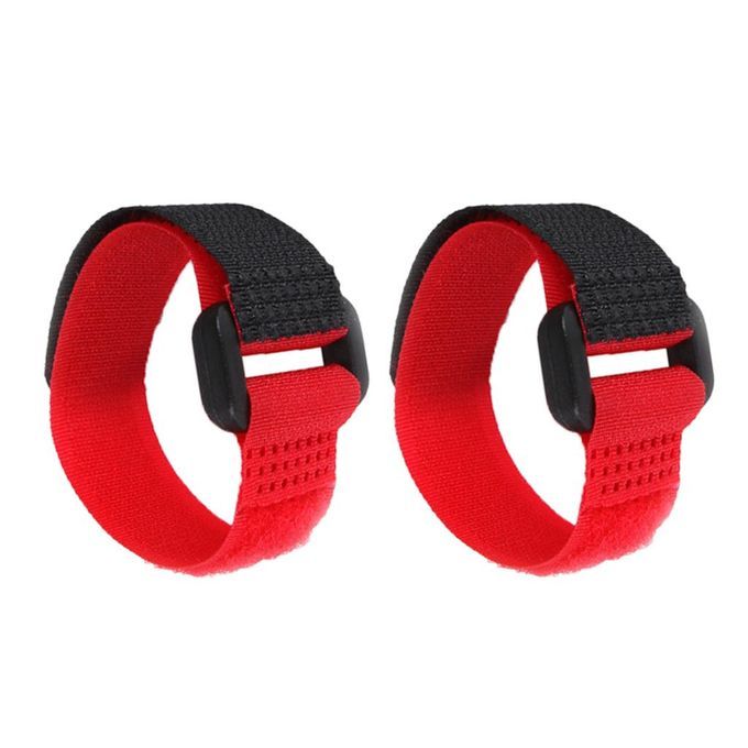 2pcs NoCrow Rooster Collar No Crow Noise Neck Belt For Roosters Red