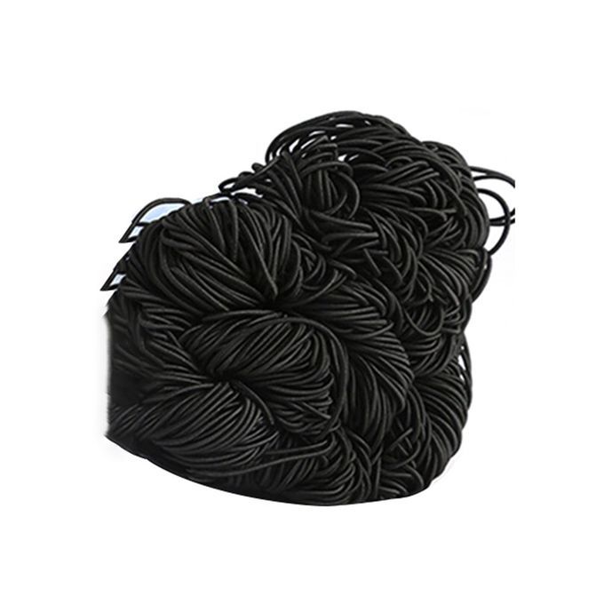 1 P S 3mm Round Elasti  Band Elasti  Rope Oil  Ore With Strap Elasti  Strap   Shoes And Hat Rope  Ir Le  Enter-black-5m