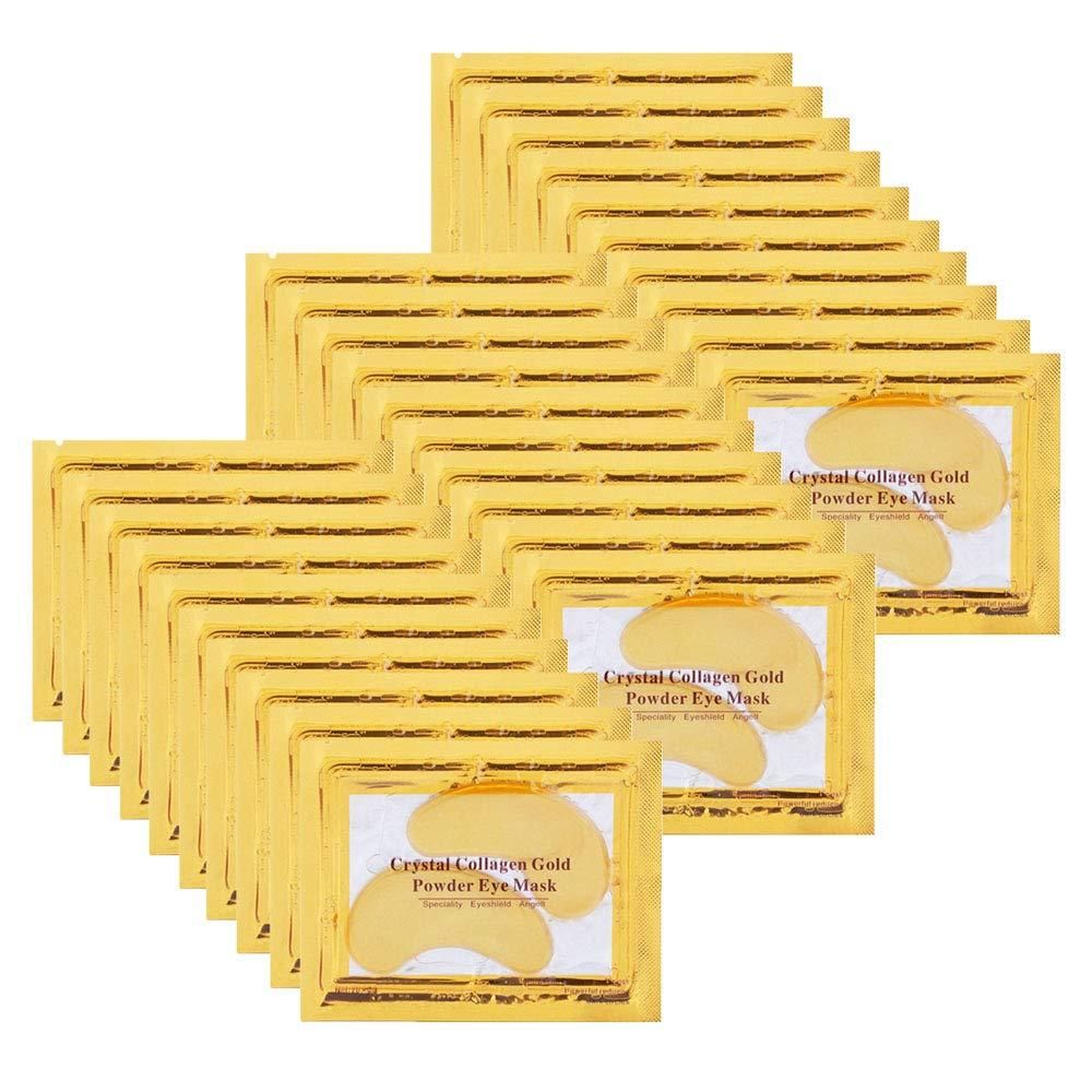 Under Eye Patches 30 Pairs Gold Under Eye Mask for Puffy Eyes, Dark Circles