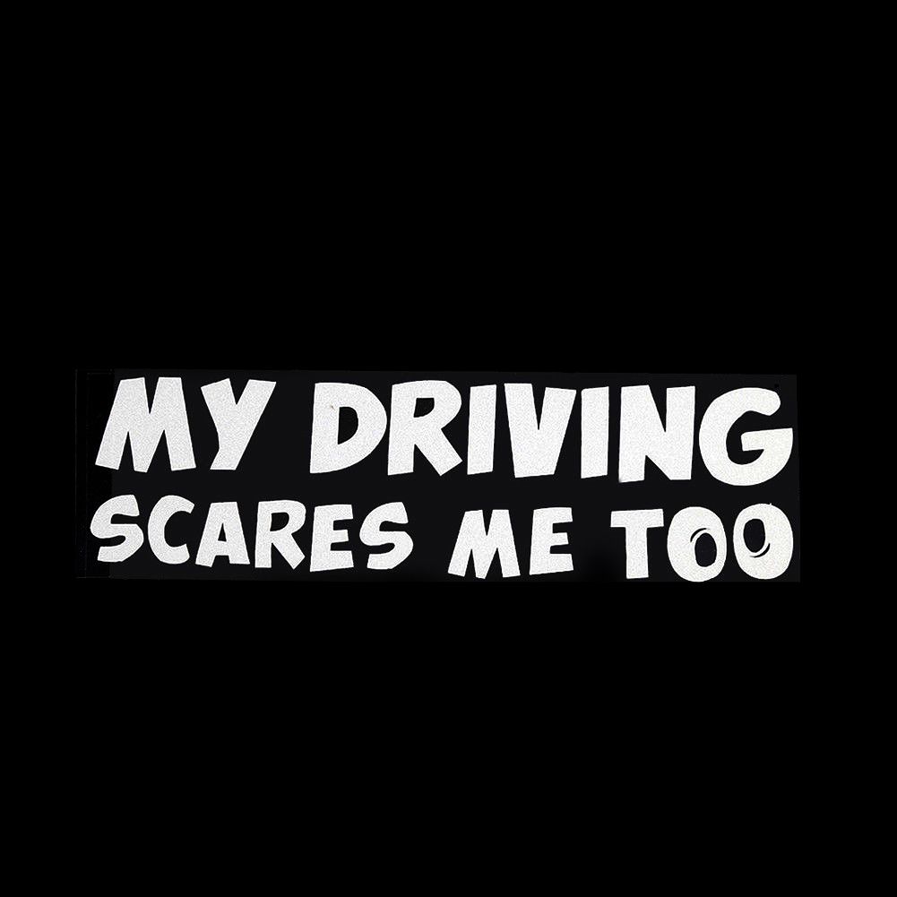 Funny Letter Car Truck SUV Sticker Adhesive Decal-White