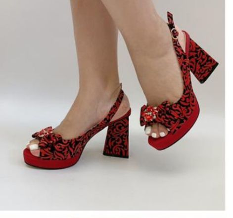 Luxury Gorgeous Ladies Sandals-Red