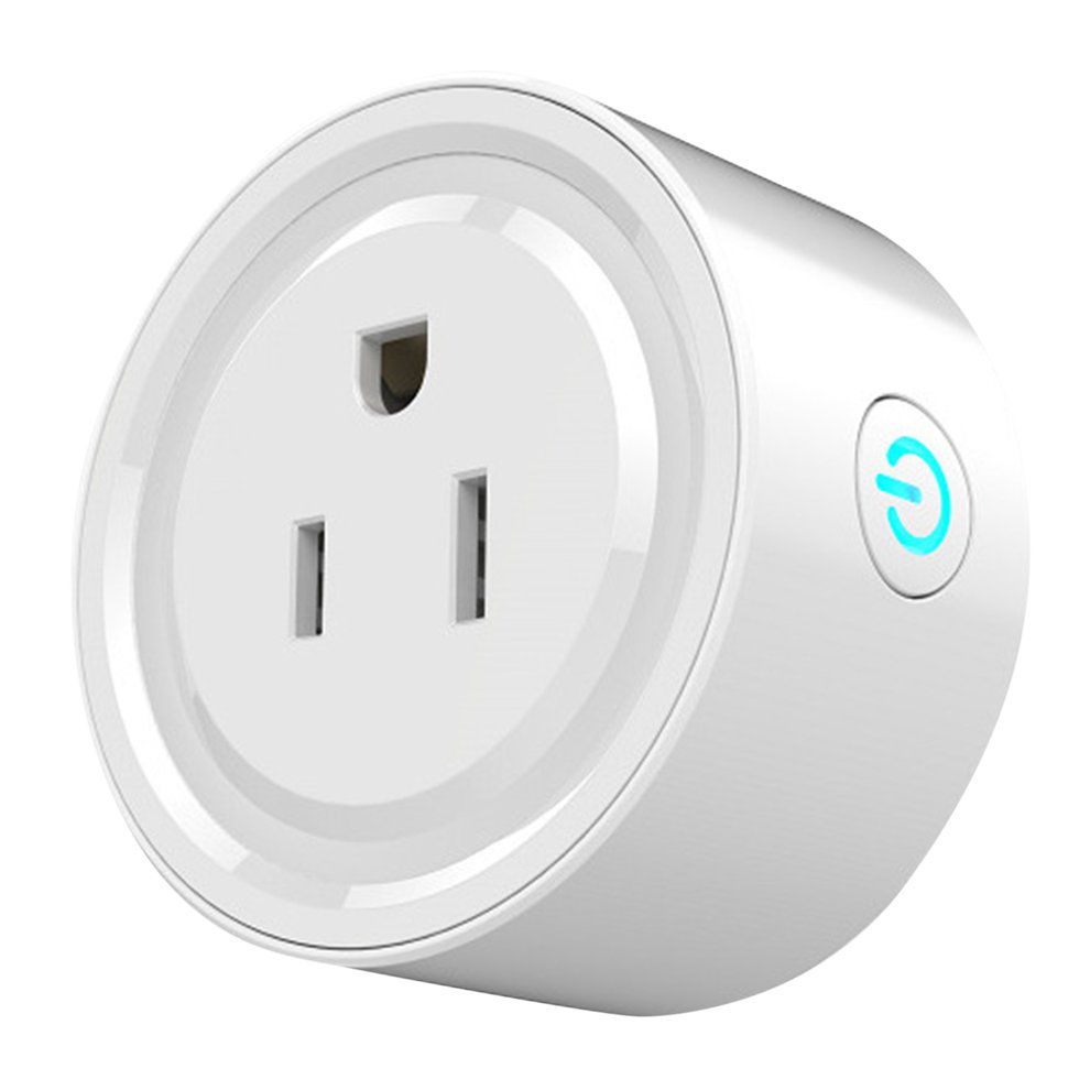 Mini WiFi Smart Remote  Ontrol   Plug Swit H Outlet US Plug Home Devi Es-white