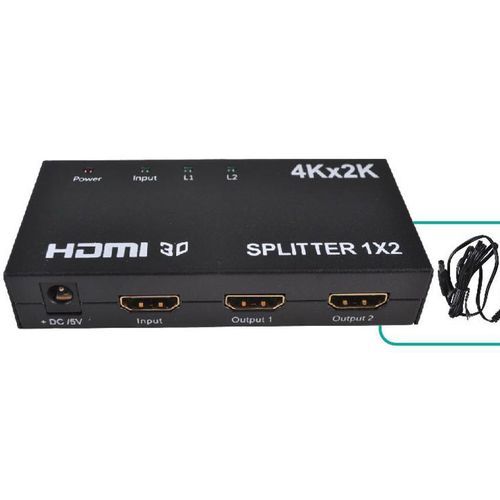 2-Port HDMI Splitter To Mutiple Monitors/Projector
