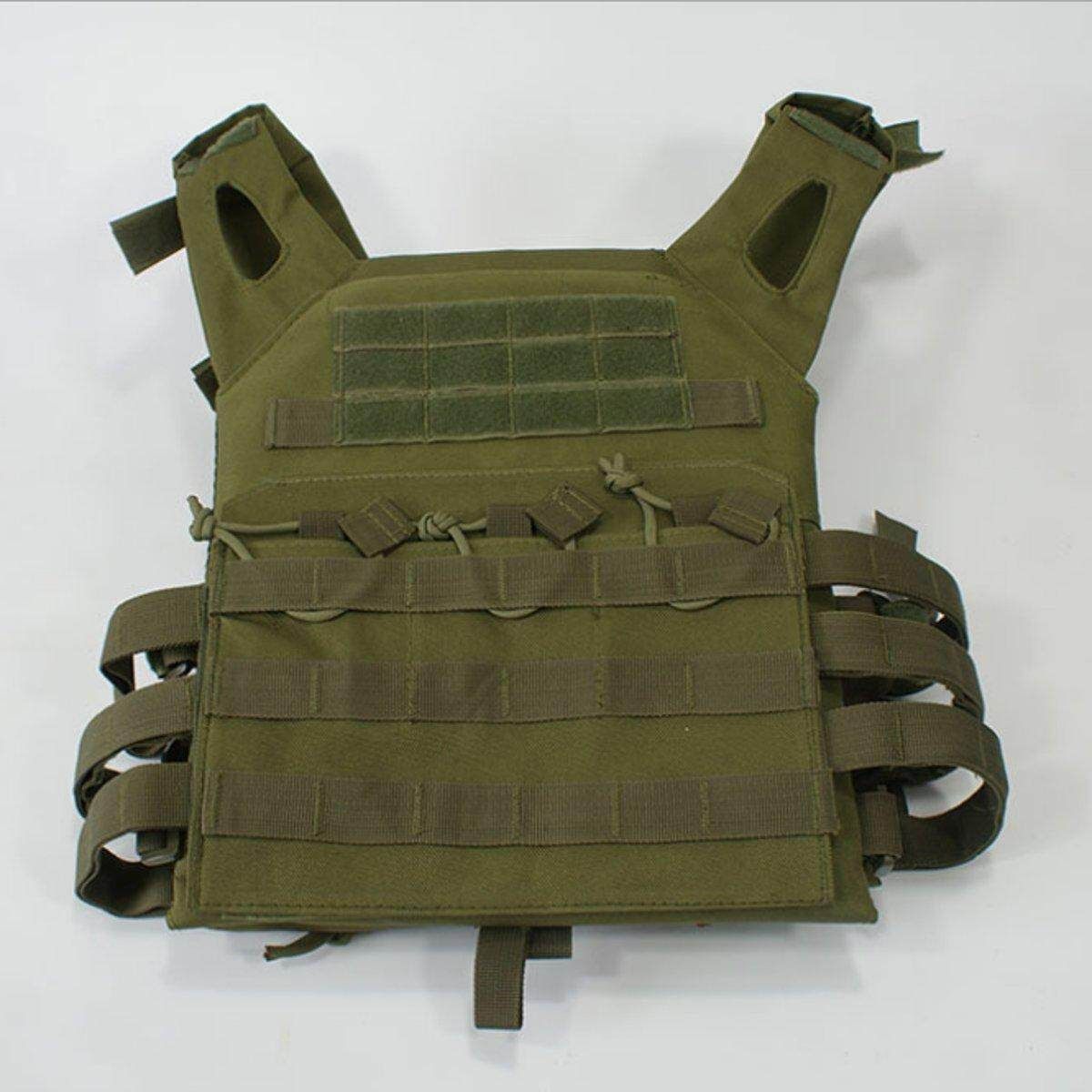 Combat JPC Molle Plate Carrier Paintball Airsoft Green