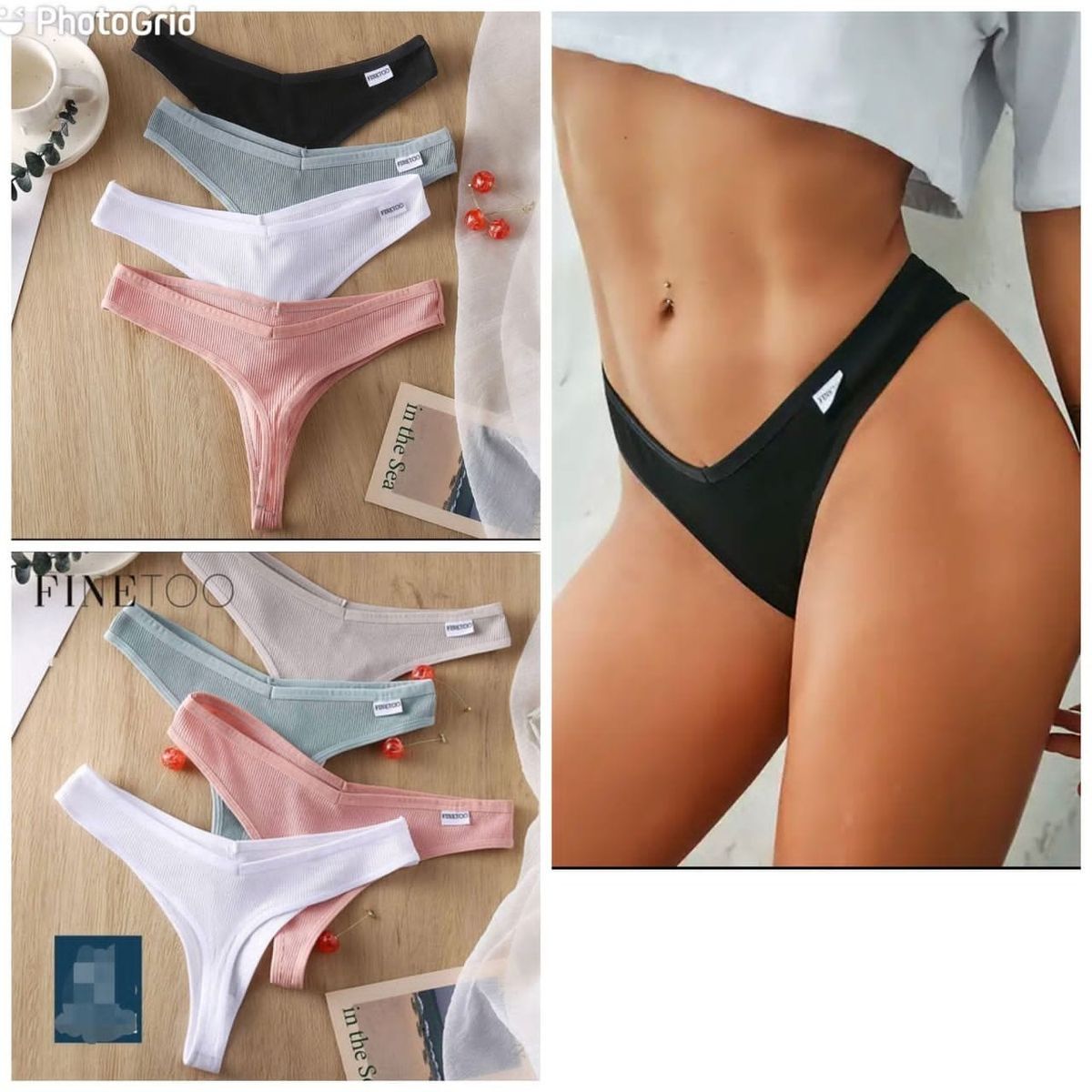 Sexy Cotton Gstring For Ladies 4 In 1
