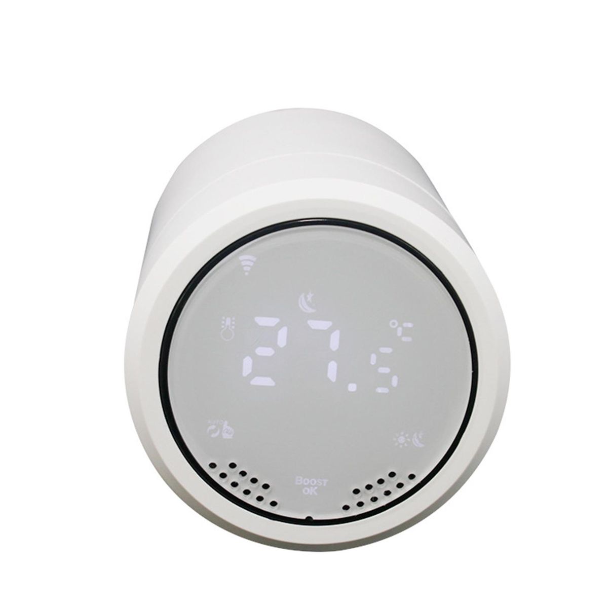 ZigBee 3.0 TRV Thermostatic Valve Radiator Valve Intelligent Temperature Control Valve Portable Radiator Valve Programmable Temperature Controller Household Thermostat Valve Temperature Regulating Valve ZigBee  Smart Life APP