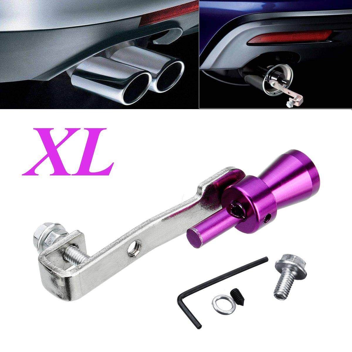 XL Turbo Sound Exhaust Muffler Simulator Pipe Blow-Off Valve Tailpipe Purple XL