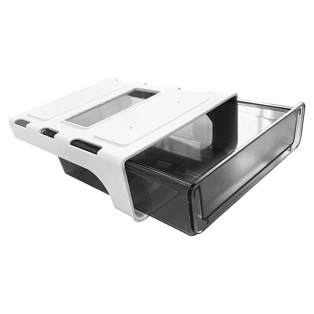 Under Desk Drawer  Adhesive Drawer Organizer  9 Inch Hidden Slide Pull Out Under Desk Storage Accessories Medium