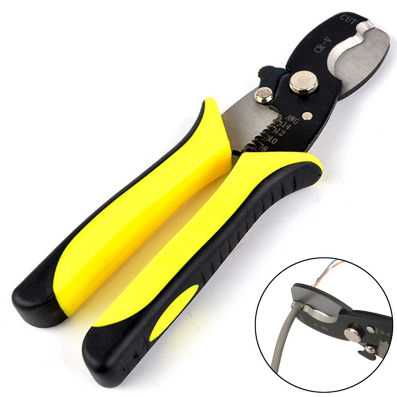 Electrical Wire Cable Strippers Pliers Manganese Steel