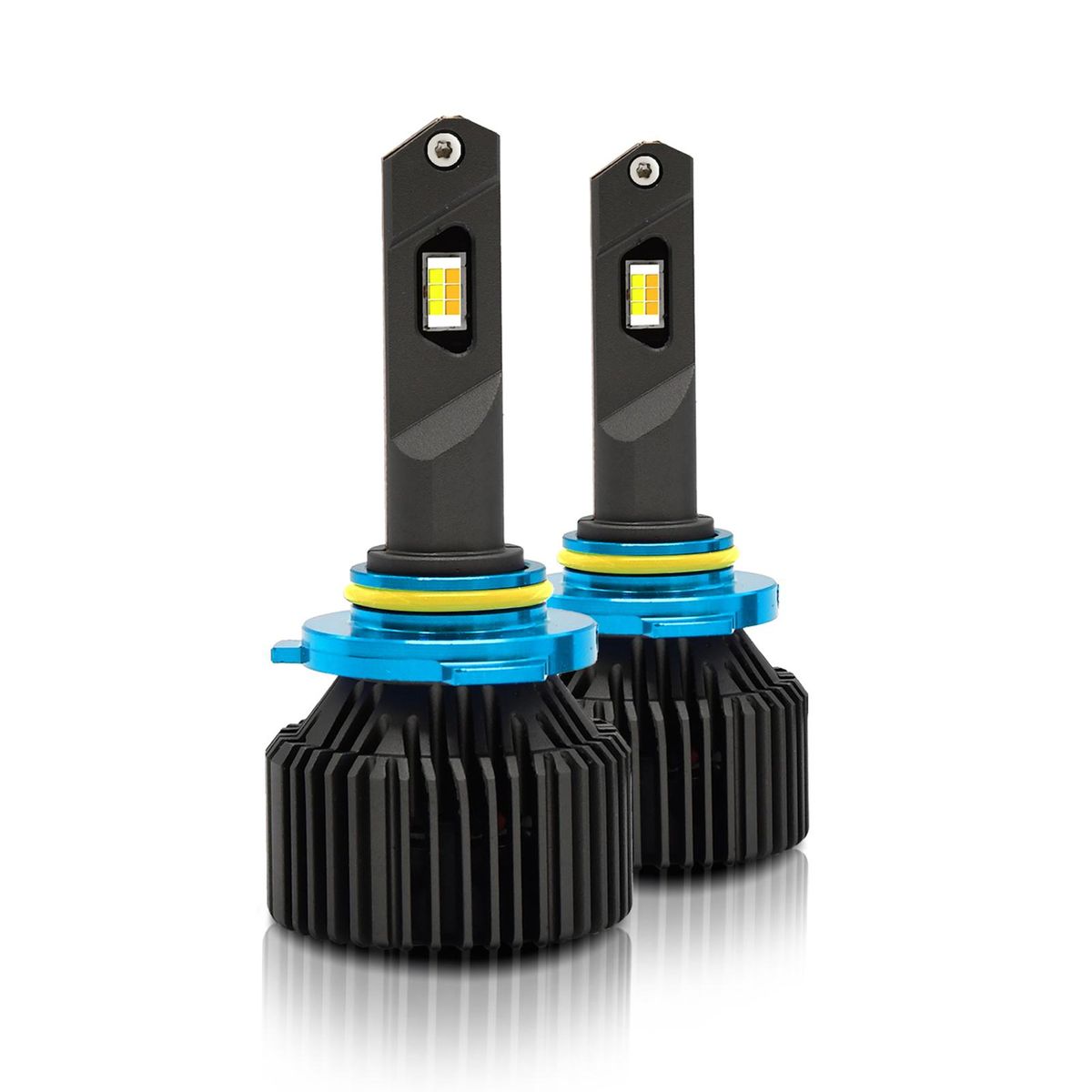 9006/HB4 LED Headlight Bulbs IP67 Waterproof Car LED Headlight Bulbs 3000K/4300K/6000K 200W 40000LM Bright LED Headlights, 2PCS