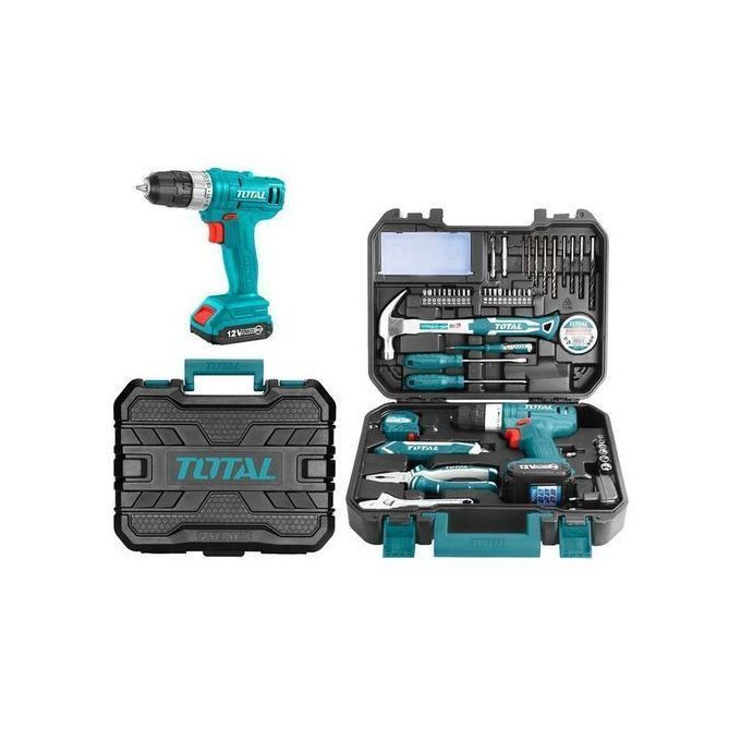 12V LI-ION CORDLESS DRILL & 128PCS TOOL KIT SET