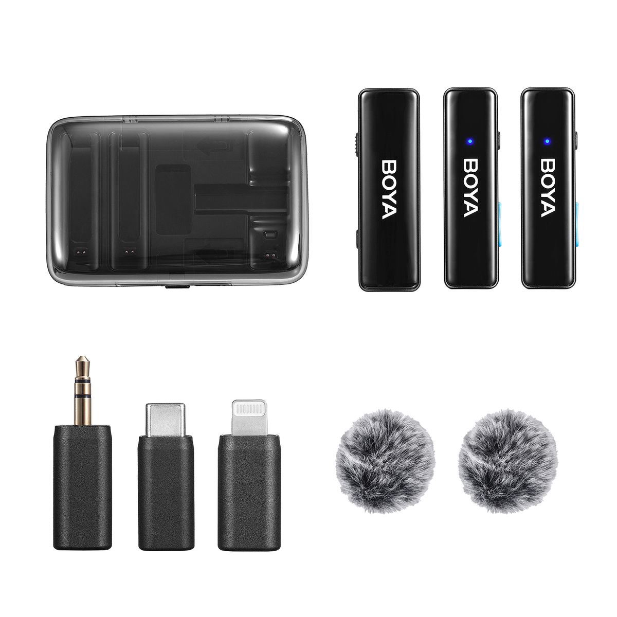 BOYALINK 2.4GHz Wireless Lavalier Microphone System