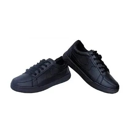Men's Lace-up Sneakers - Black