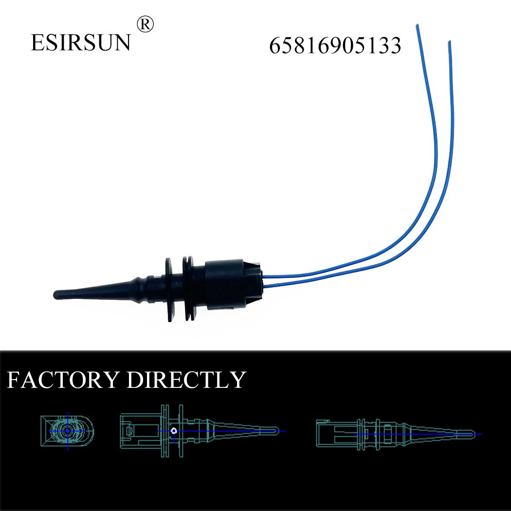 ESIRSUN Outside Ambient Air Temperature R With Connector Plug For BMW 1 6 7 Series E39 E46 X3 X5 X6