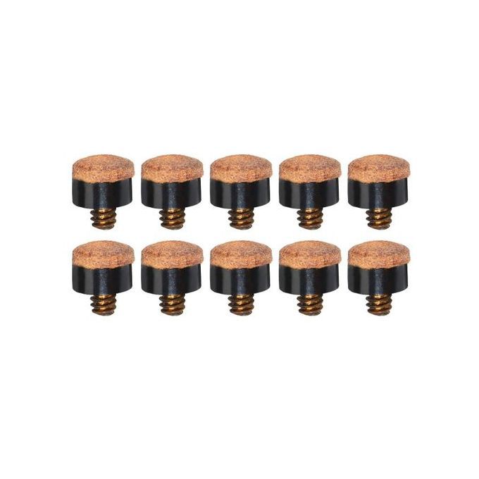 10Pcs New Pool Billiard Cue Stick Ferrules Screw-On Tips For Snooker Size # 12MM