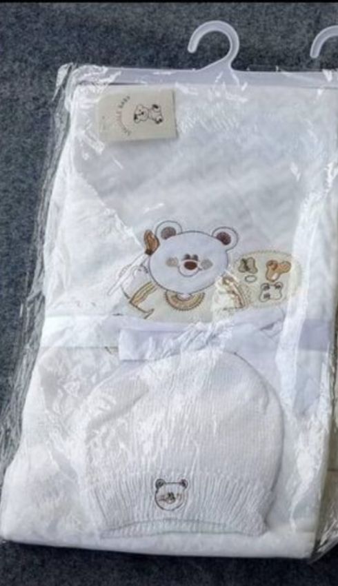 1 - New Born Baby Arrival Shawl And Cap 