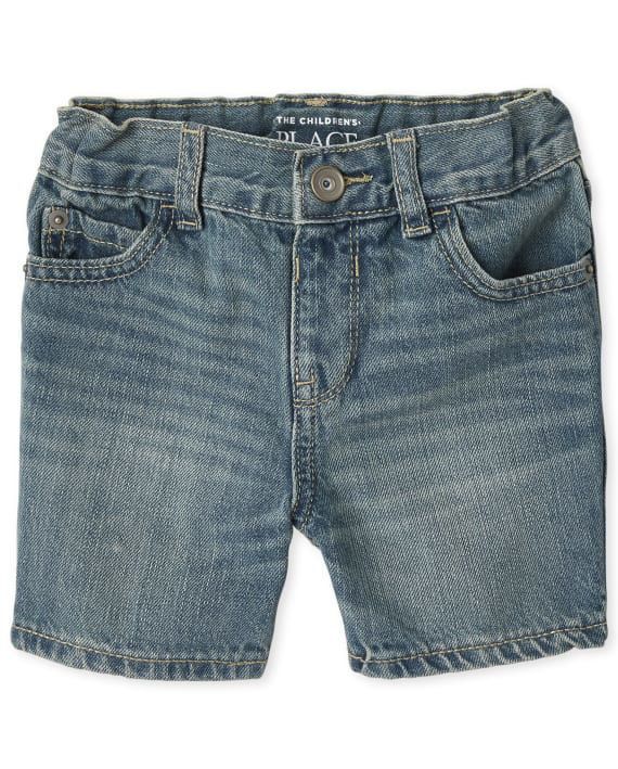 Toddler Boys Denim Utility Shorts